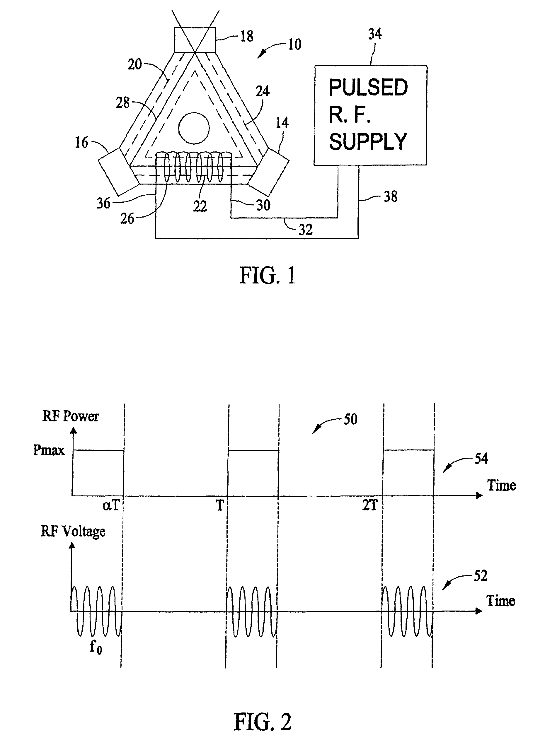 Systems and methods for utilizing pulsed radio frequencies in a ring laser gyroscope