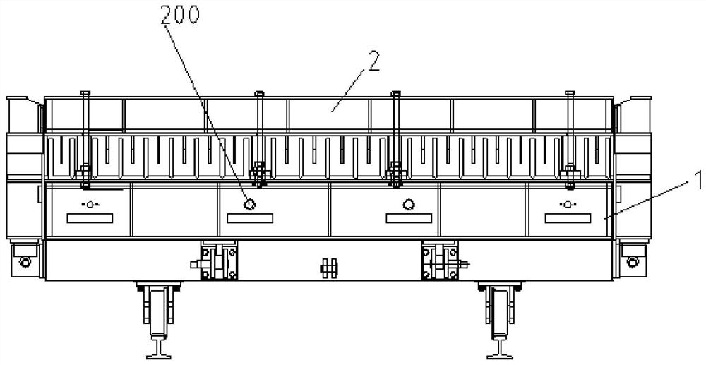 Mold device and method for bridge deck slab