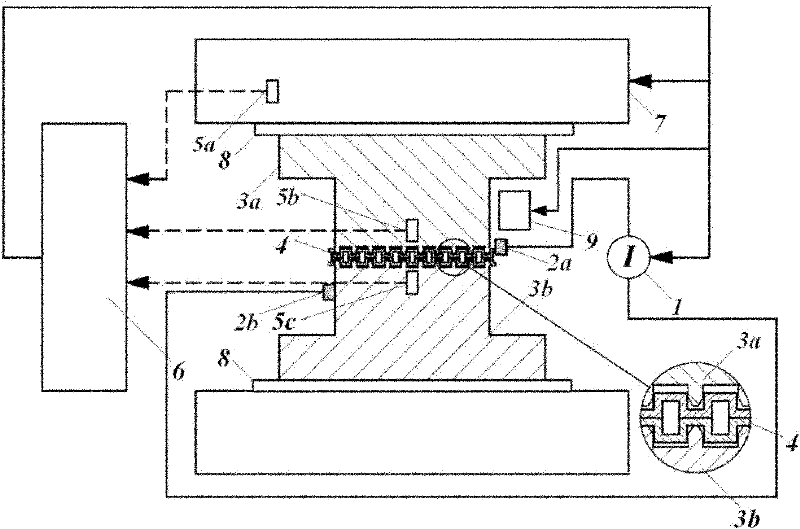 Current-assisted fuel cell ultra-thin metal bipolar plate pressure welding device and method