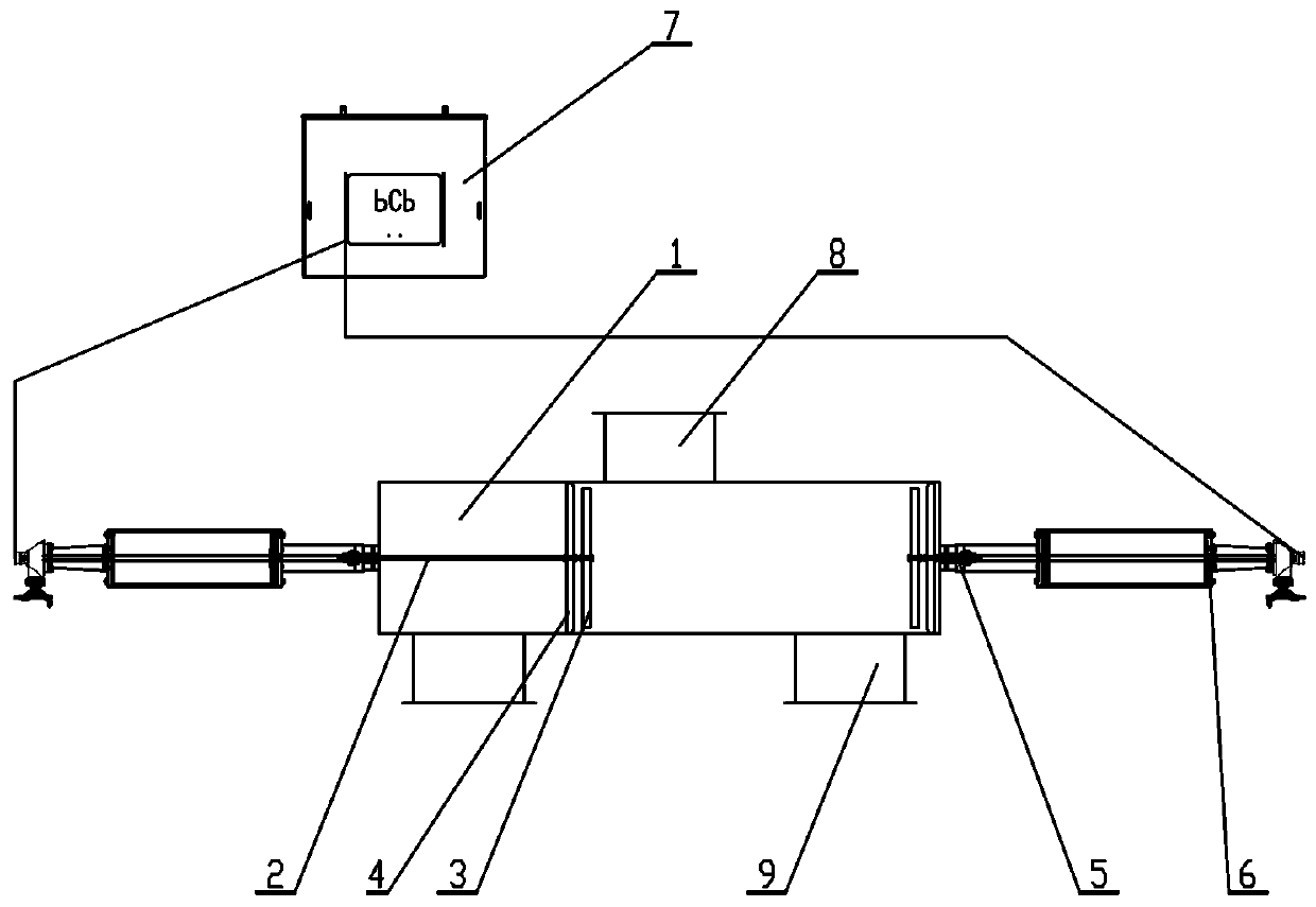 Automatic flowing pipe ore pulp switch valve