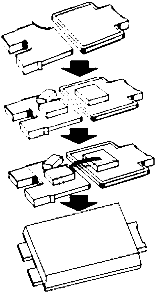 Two-piece synchronous rectification diode