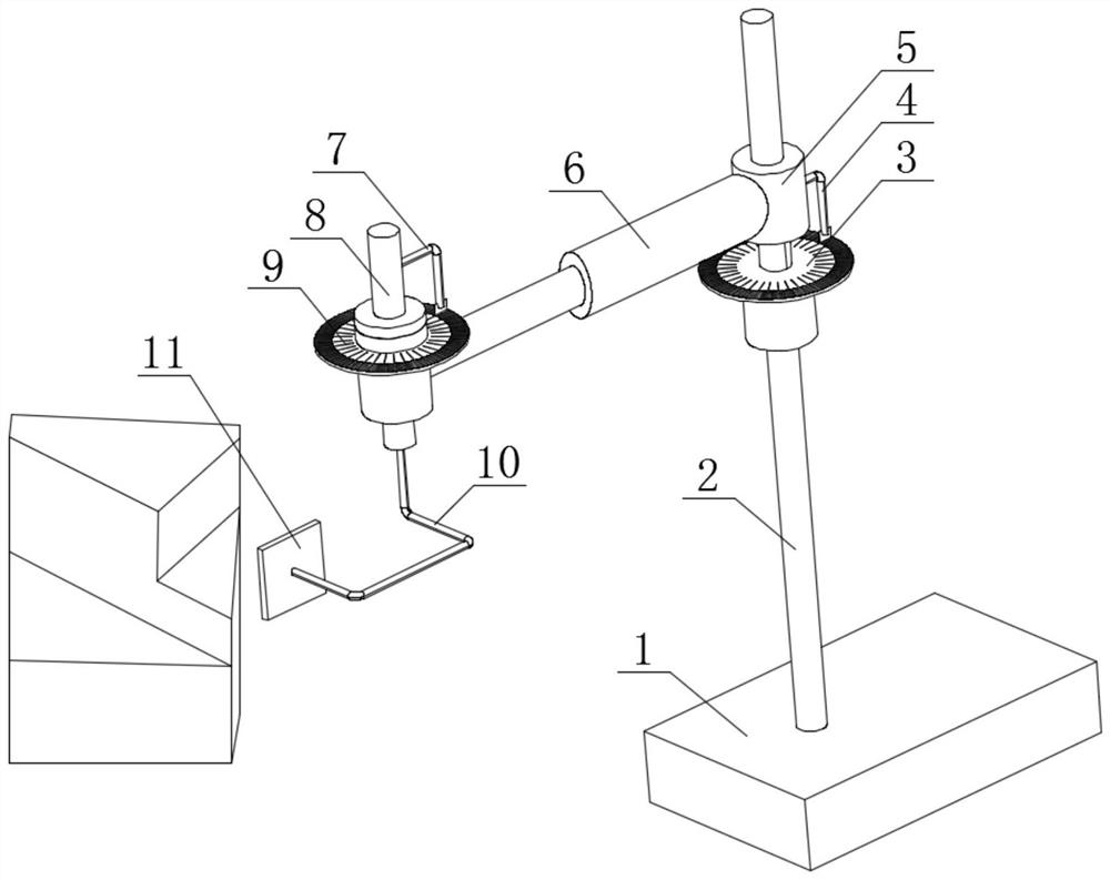 Angle gauge convenient to use