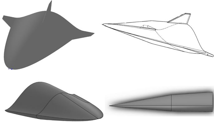 Hypersonic bipyramid waverider gliding aircraft and aerodynamic configuration design method