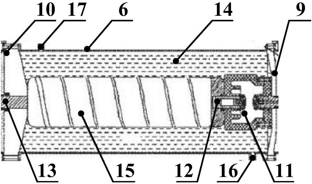 Rolled strip pulse forming line based on high energy storage density liquid medium