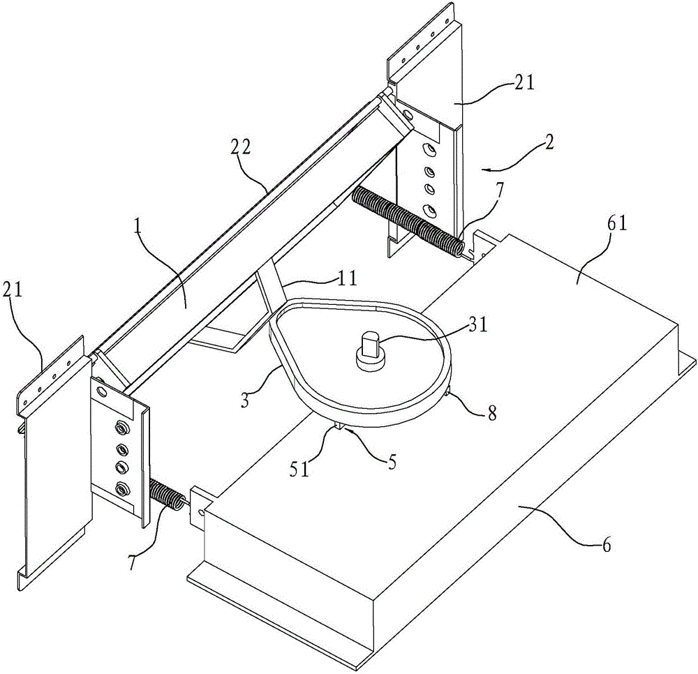 Rotation mechanism of household appliance control panel