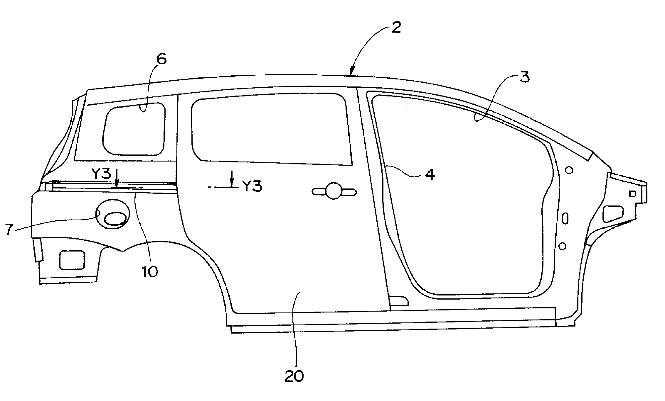 Slide door structure of vehicle