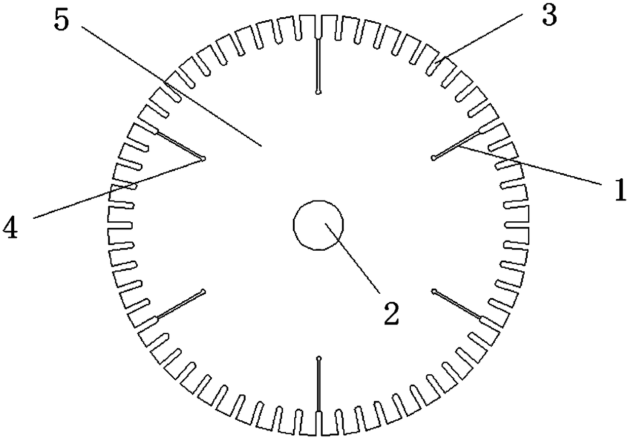 Structure of wear-resistant metal saw blade and processing method