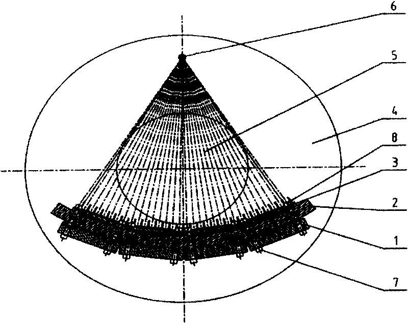 Combination device of detector and collimator for X-ray examination and method