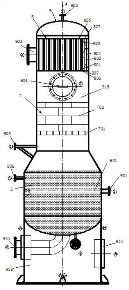 Dissolved gas system, dissolved gas method and sewage treatment system