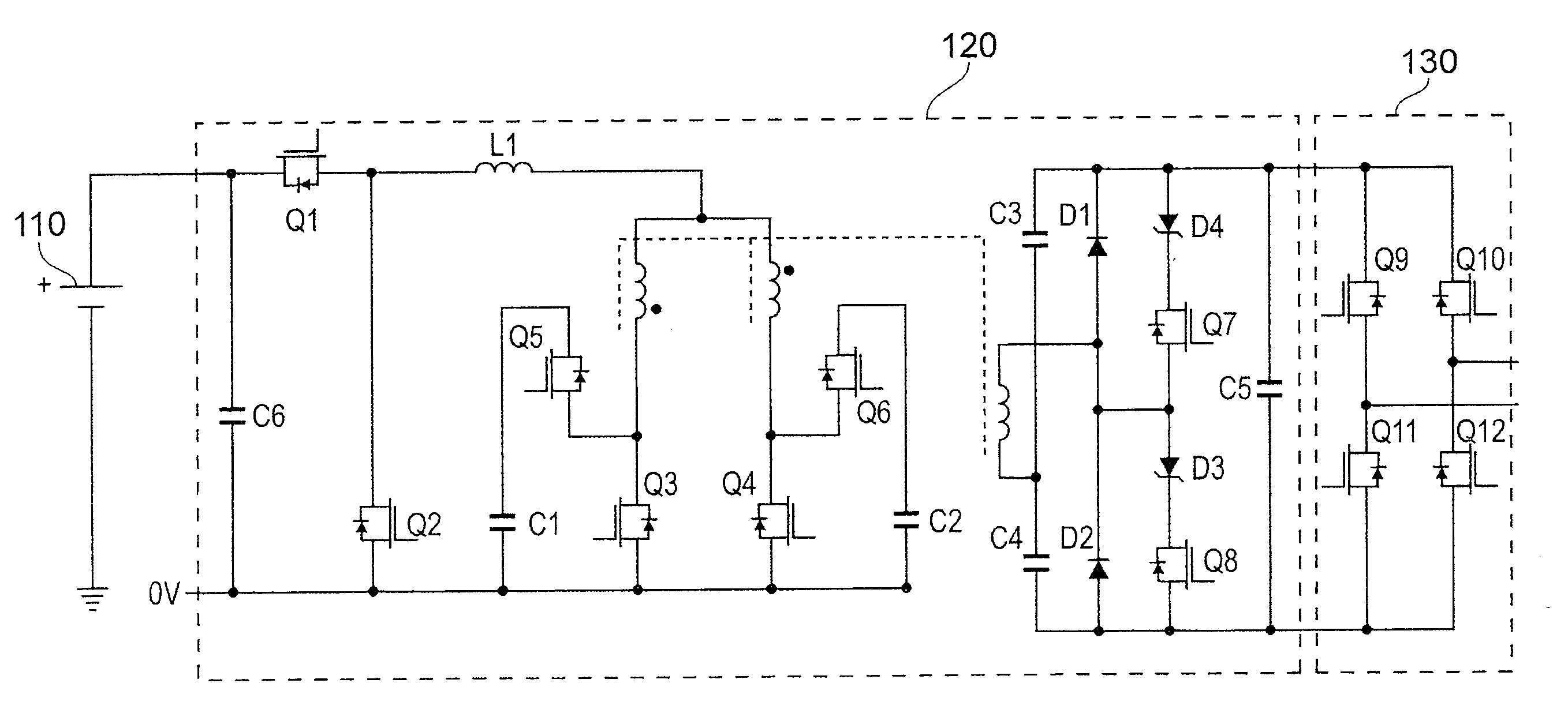 Grid tied inverter, system and method