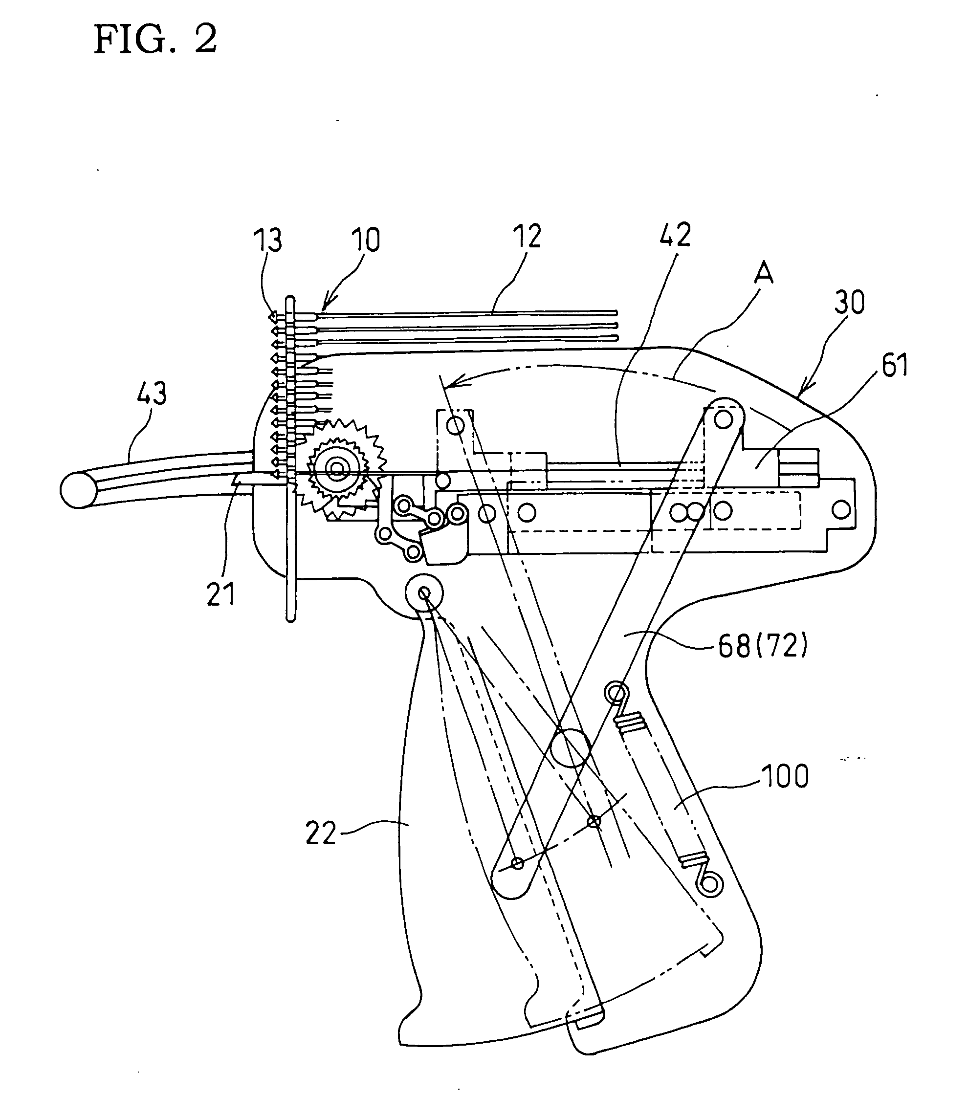 Loop pin connecting device