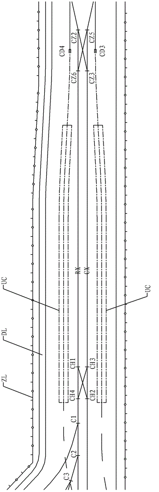 Layout structure for integration of train depot and junction station of urban rail