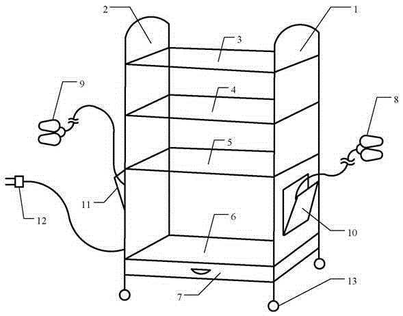 Multifunctional shoe rack