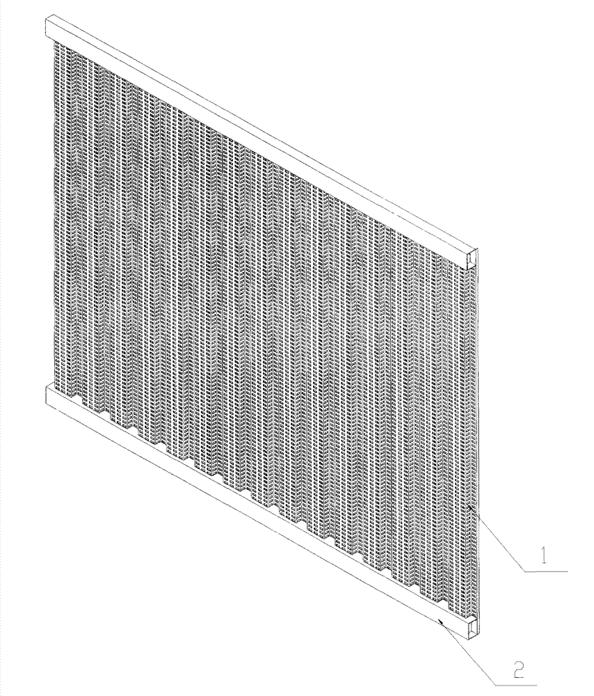 Concave-convex structure filter screen device of range hood