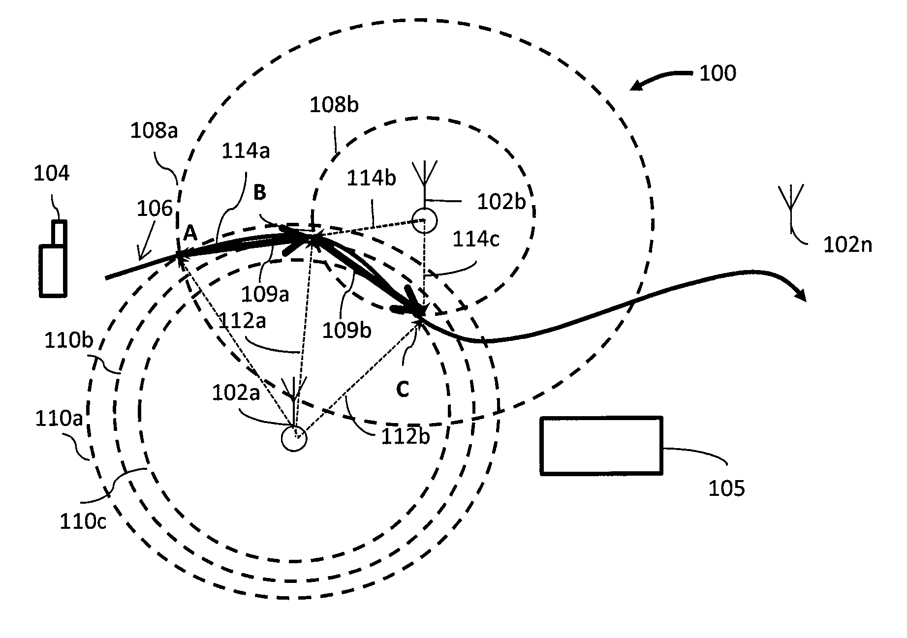 Access point location identification methods and apparatus based on absolute and relative harvesting