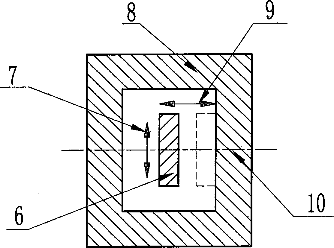 High-performance band-shaped transmission line guide mechanism