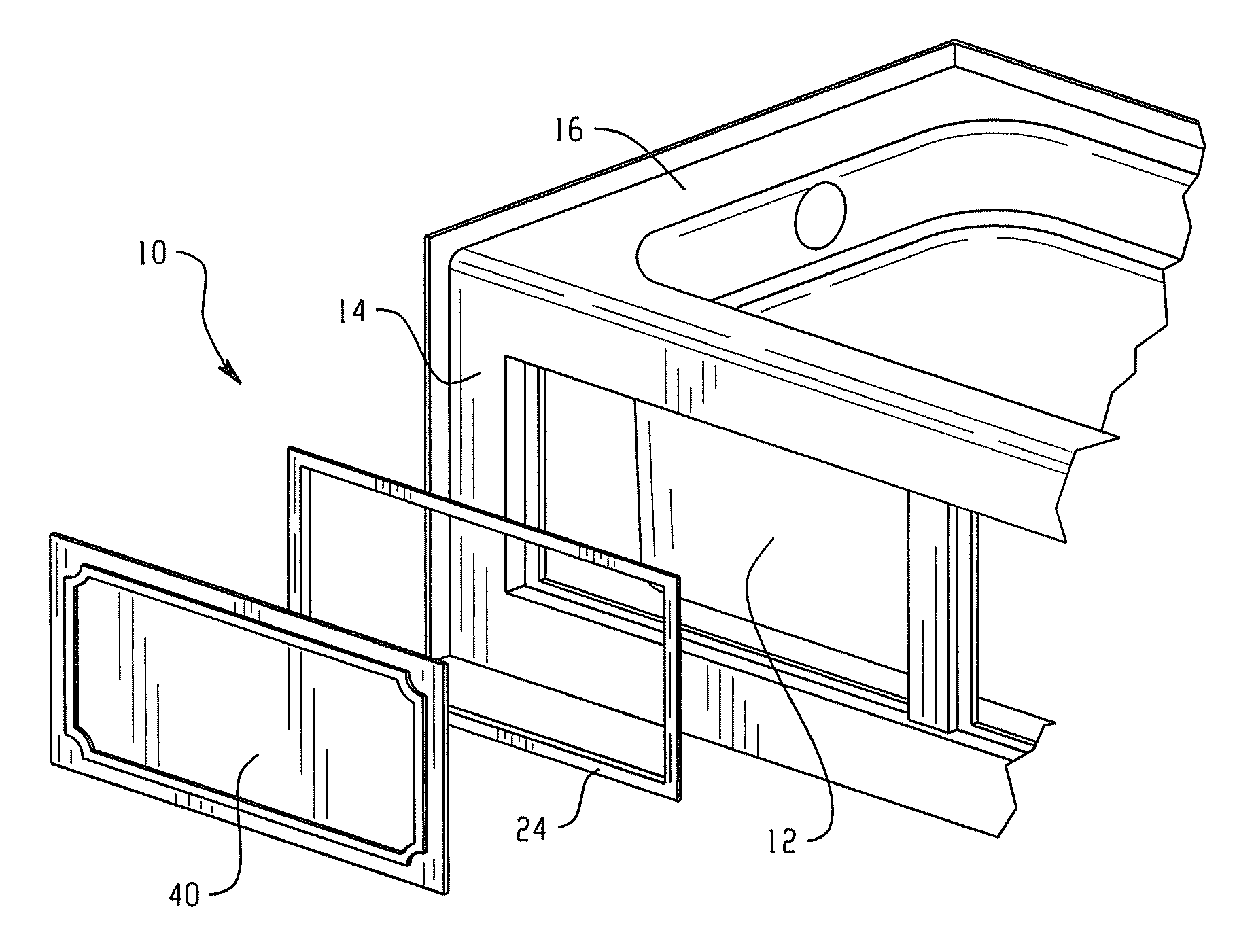 Tub skirt panel system