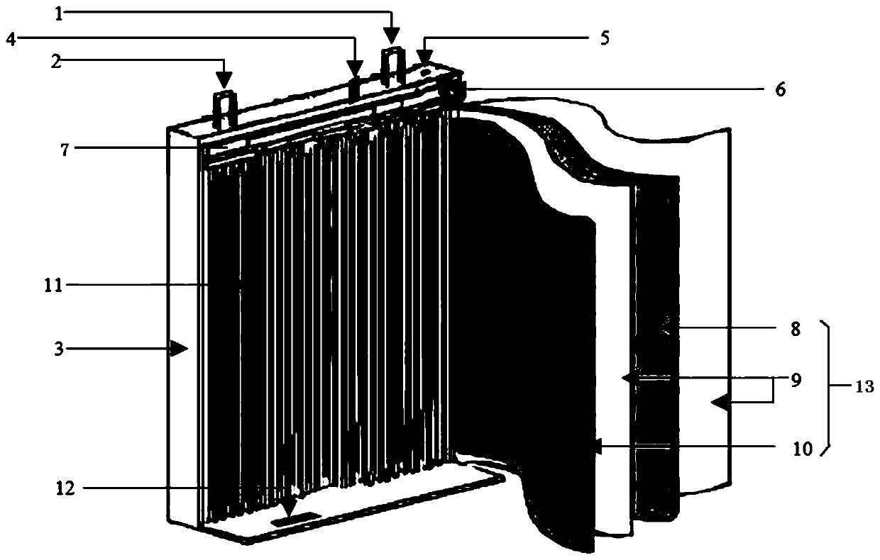 Lithium battery and charging/discharging state monitoring method thereof