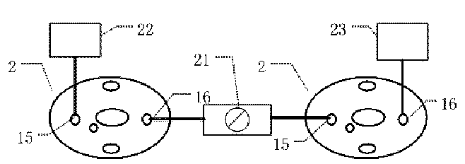 Portable gas chromatographic capillary column module