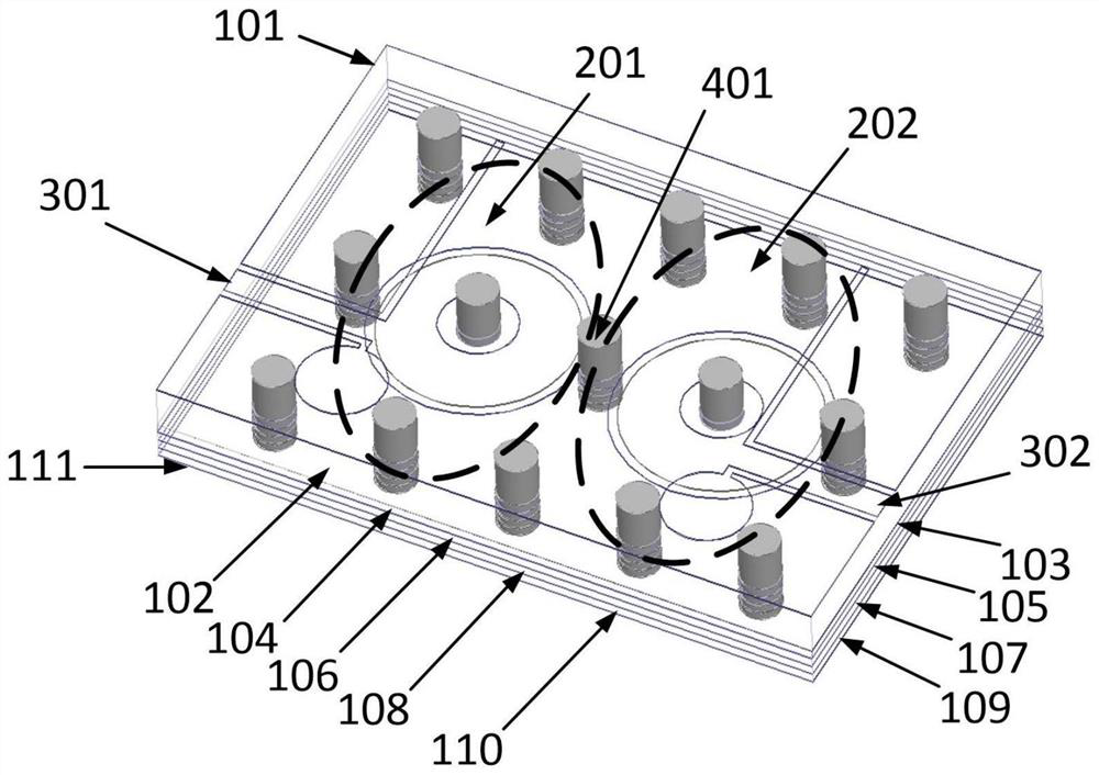 An Adjustable High Frequency Electromagnetic Bandgap Bandpass Filter