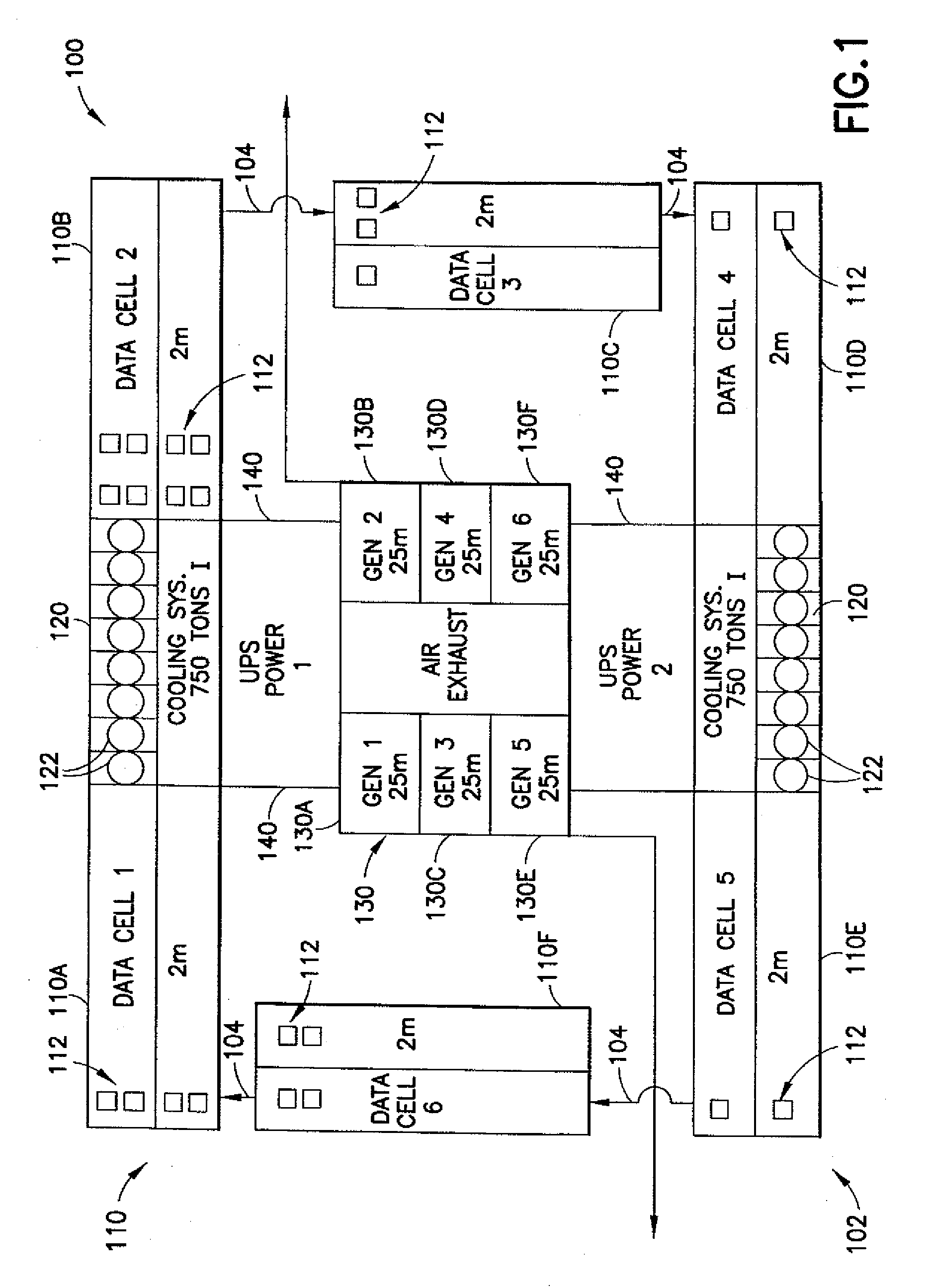 Data center and methods for cooling thereof