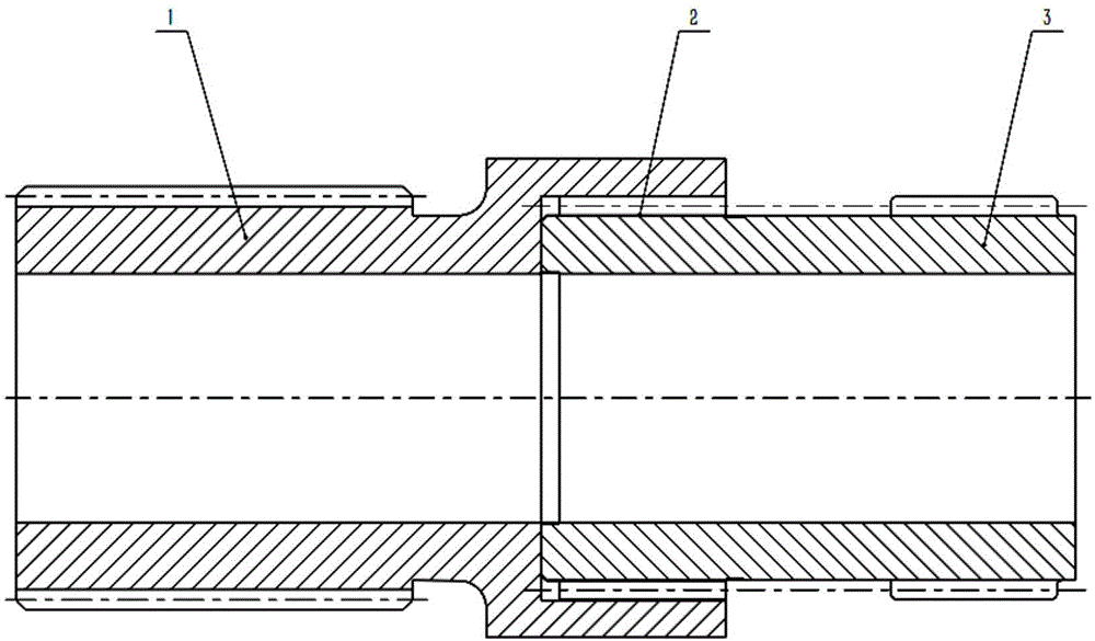 Insulating transmission shaft for connecting with motor and gear case