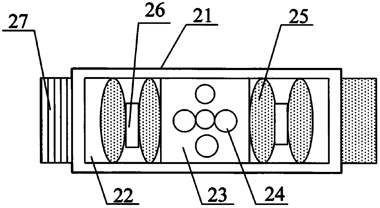 Acupuncture rehabilitation training device for dysphagia caused by Parkinson's disease