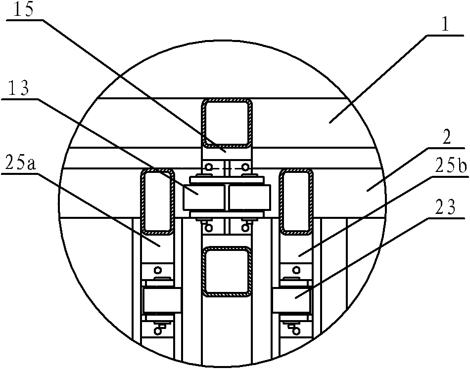 Combination method for movable villa with enlargeable and reducible internal space