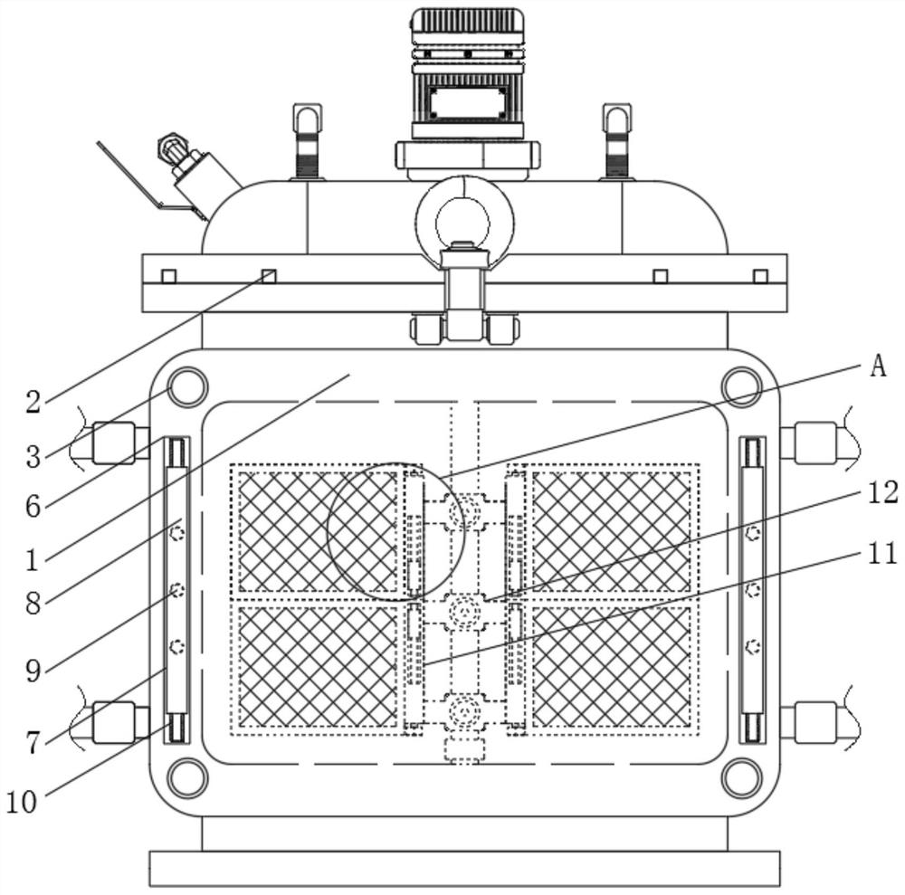 Composite titanium reaction kettle for chemical industry