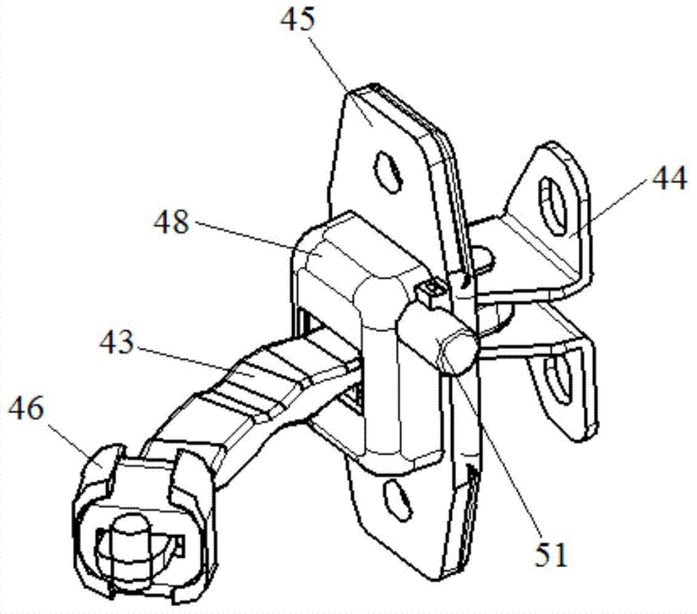 Vehicle and door limiter and door collision prevention device thereof