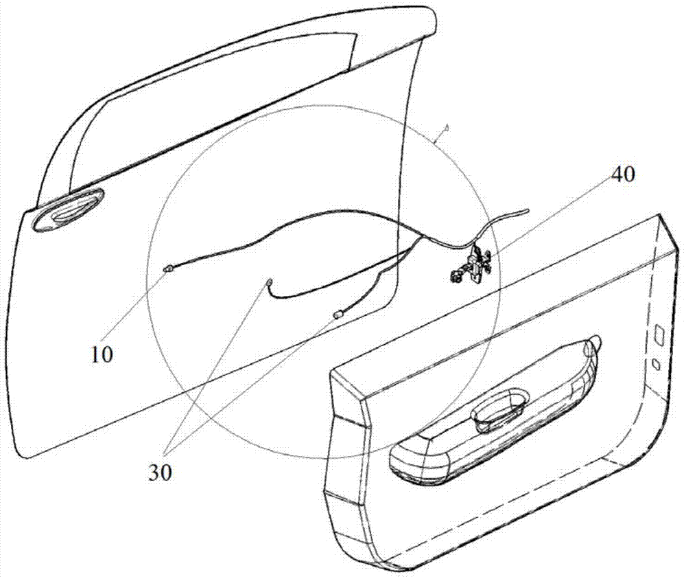 Vehicle and door limiter and door collision prevention device thereof