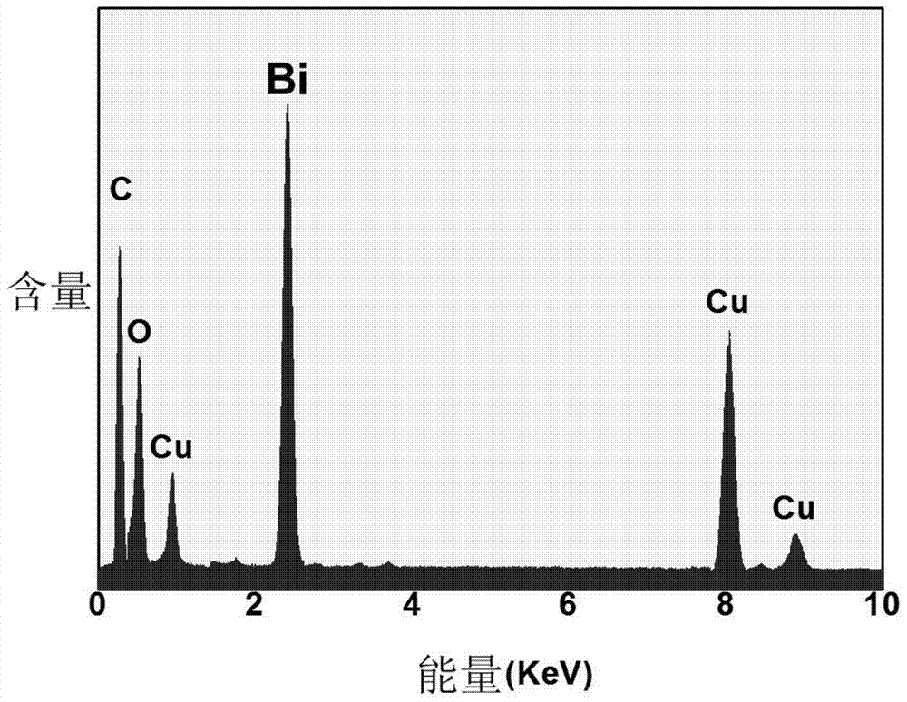 Modification method of graphene/bismuth composite material and screen printing electrode