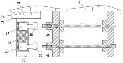 Damping bracket bearing and locking assembly