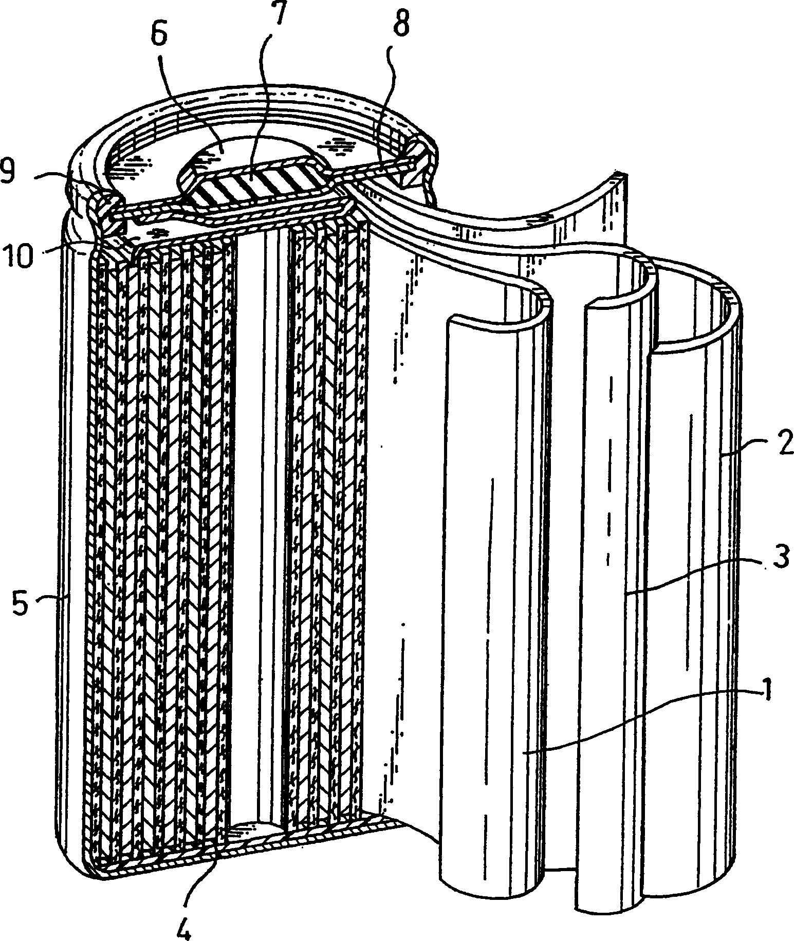 Alkaline storage battery and method for producing the same