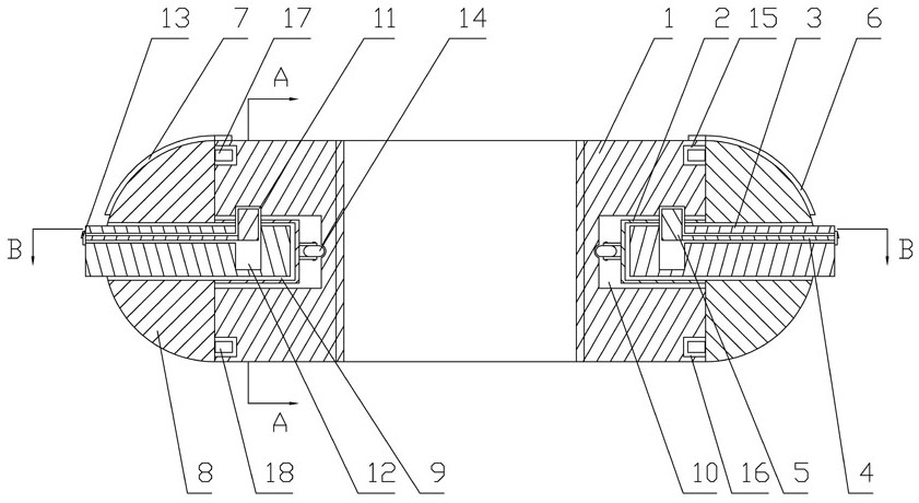 Anti-theft device for power transmission line iron tower