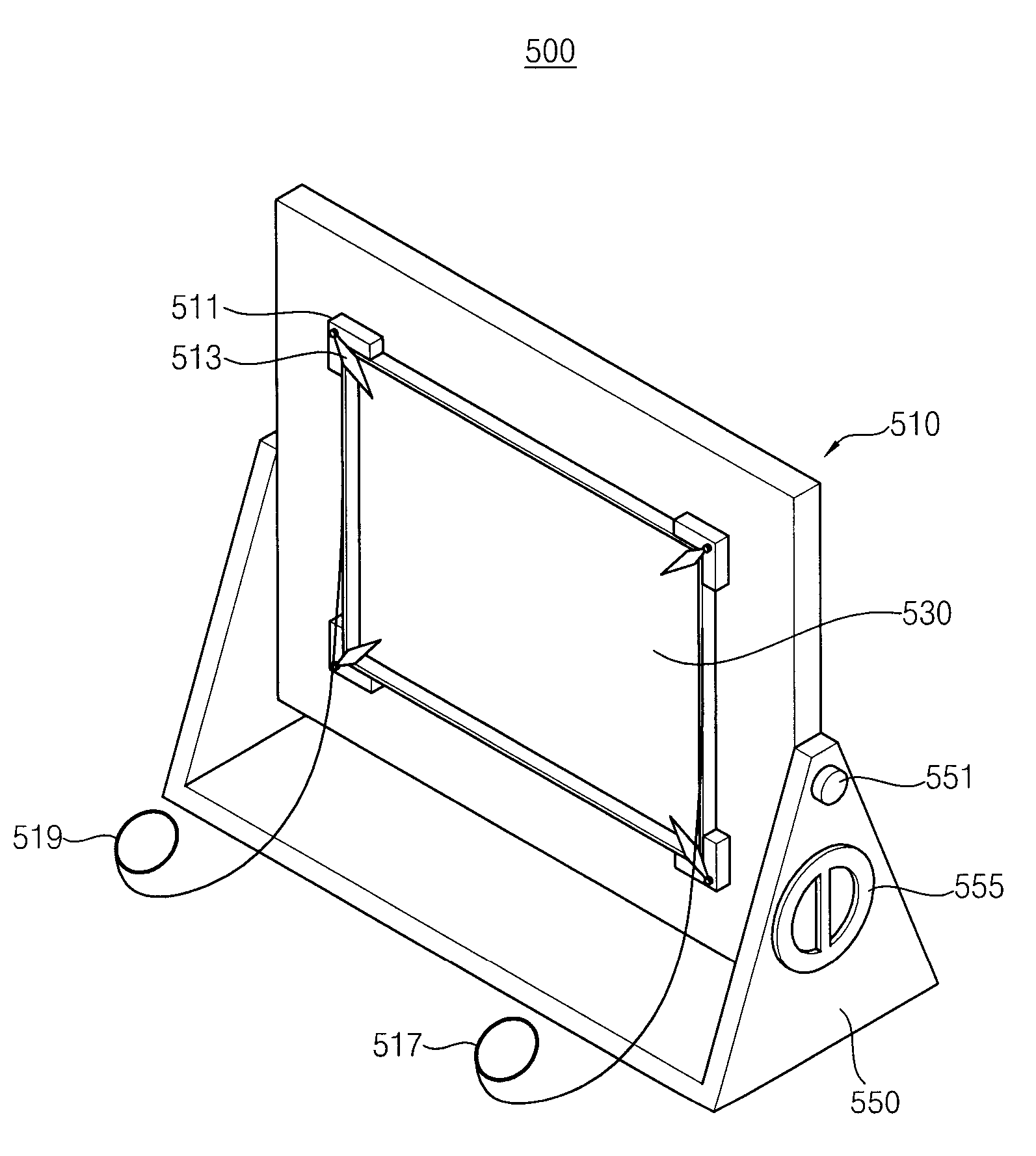 Inspection jig for display panel, inspection system using the same, and method for inspecting the display panel using the same