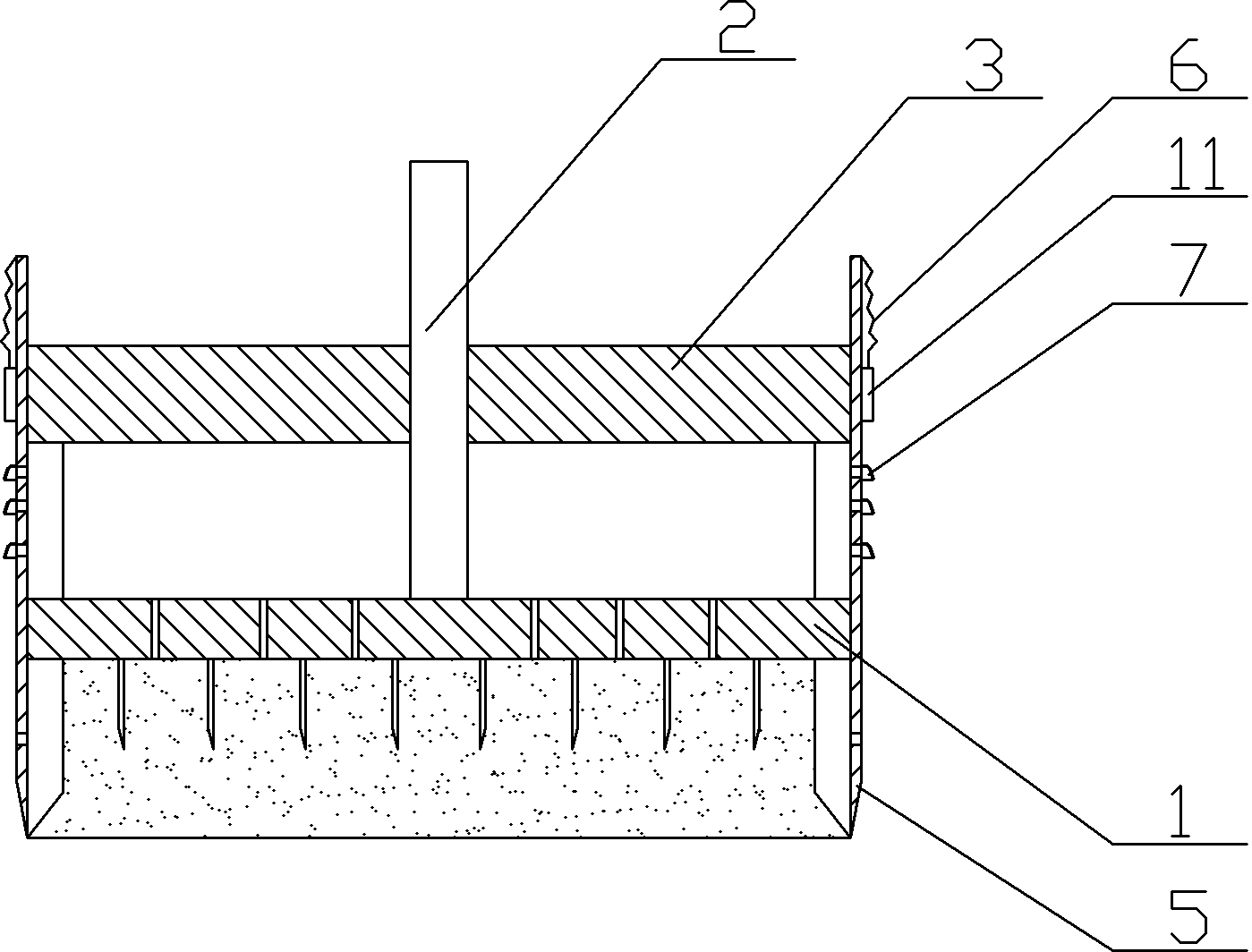 Extruding-dewatering dried tofu shaping device