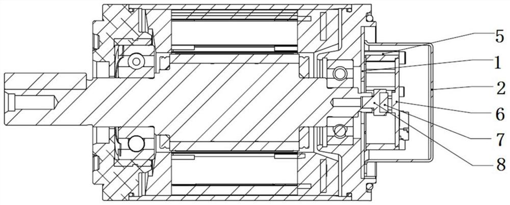 Magnetic isolation device of magnetic encoder