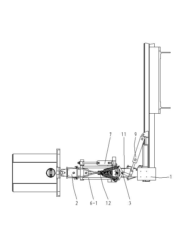 Sweeping device of sweeper truck