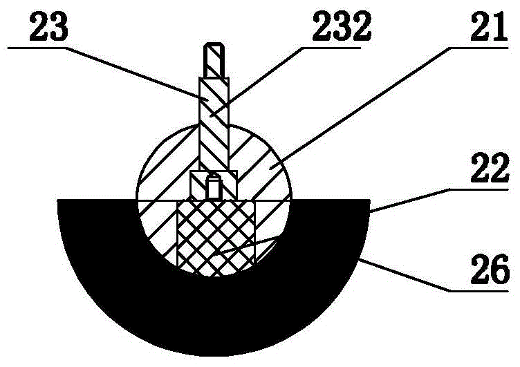 Grounding device for lightning protection and capacitance dissipation for lightning conductors