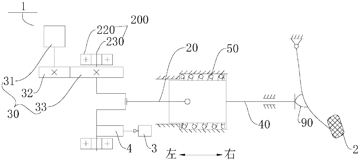 Vehicle pedal feel simulator and vehicle with same