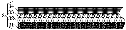 Three-proof thermosensitive paper for improving clarity of printing patterns