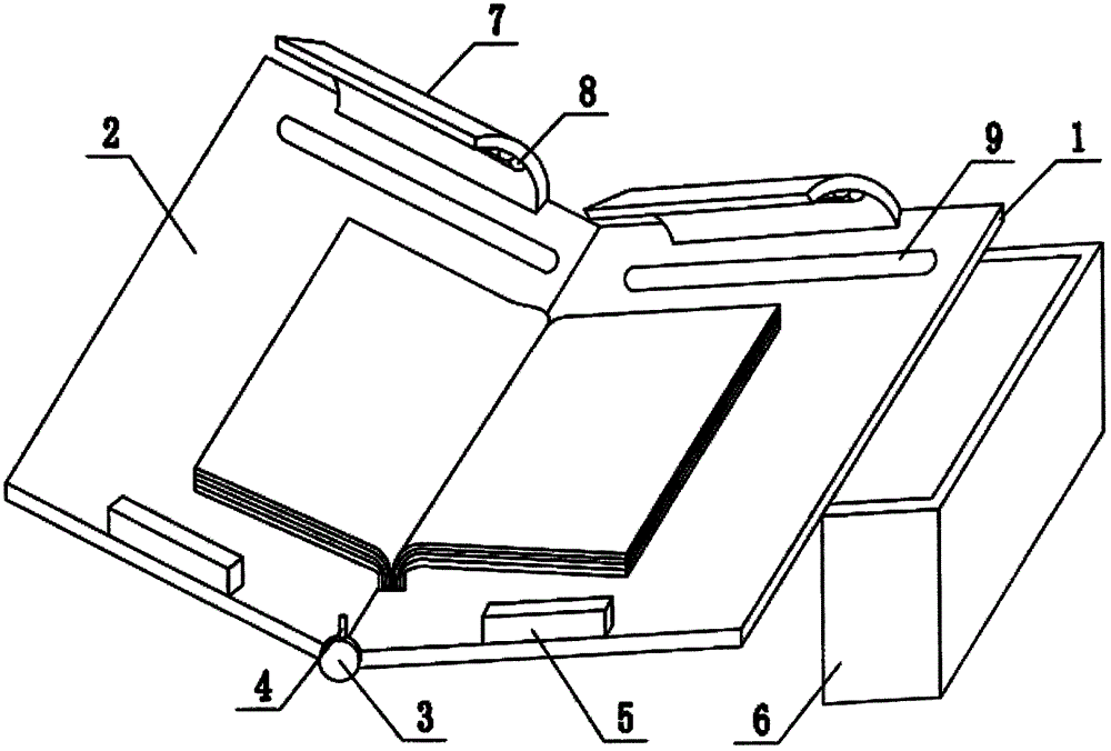 Reading-writing device convenient for use at night