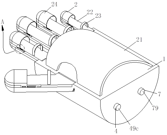 Hand muscle tension exercise device for cerebral palsy patient