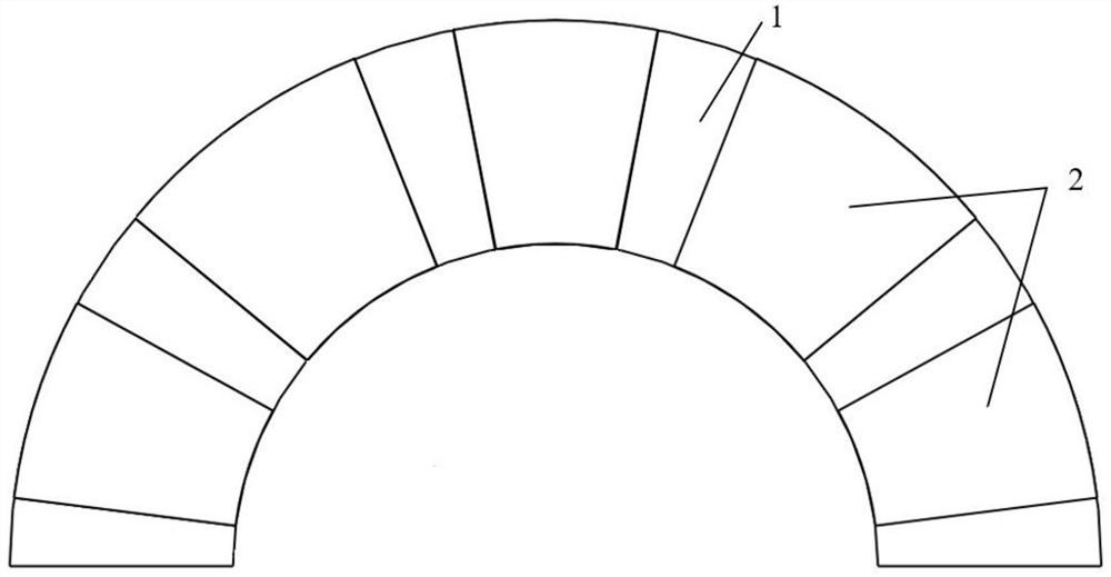 Axial magnetic flux permanent magnet motor with unequal pole-arc coefficients