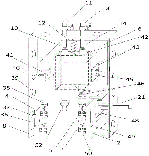 Automatic chemical feeding and mixing method and device for detecting nitrite nitrogen content