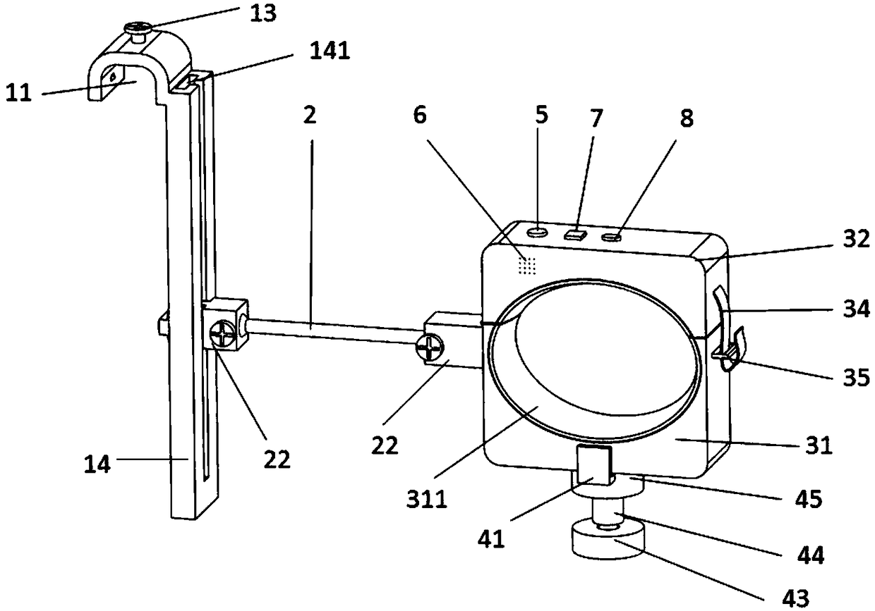 Limb physiotherapy constraining device