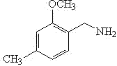 Synthesis method for 2-methoxy-4-methylbenzylamine