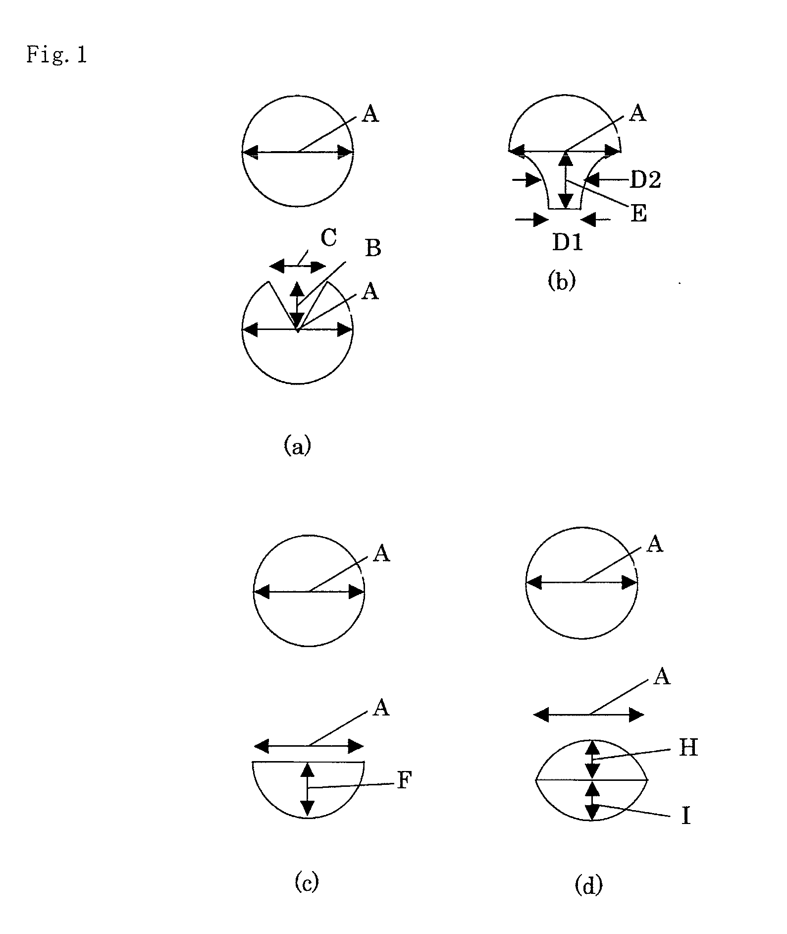 Deformed shaped particles and method for producing the same