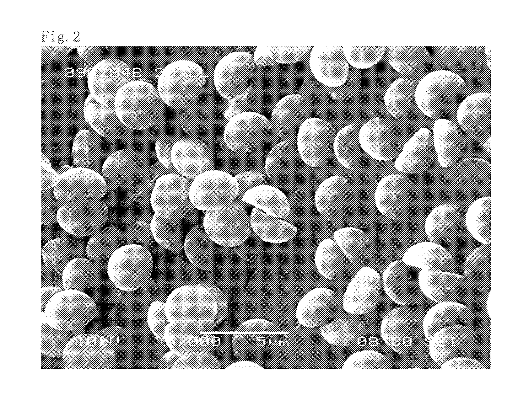 Deformed shaped particles and method for producing the same